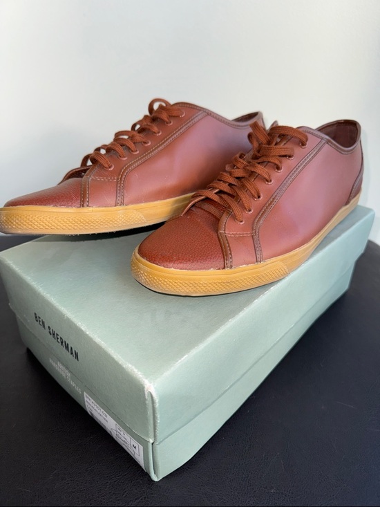 Ben Sherman Other - MAKE OFFER! Men's Ben Sherman Low-Top Leather Sneakers Shoes Brown Breckon 10US